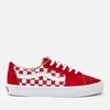 Vans Men's Canvas/Suede Sk8-Low Trainers - Red/Checkerboard - Image 1
