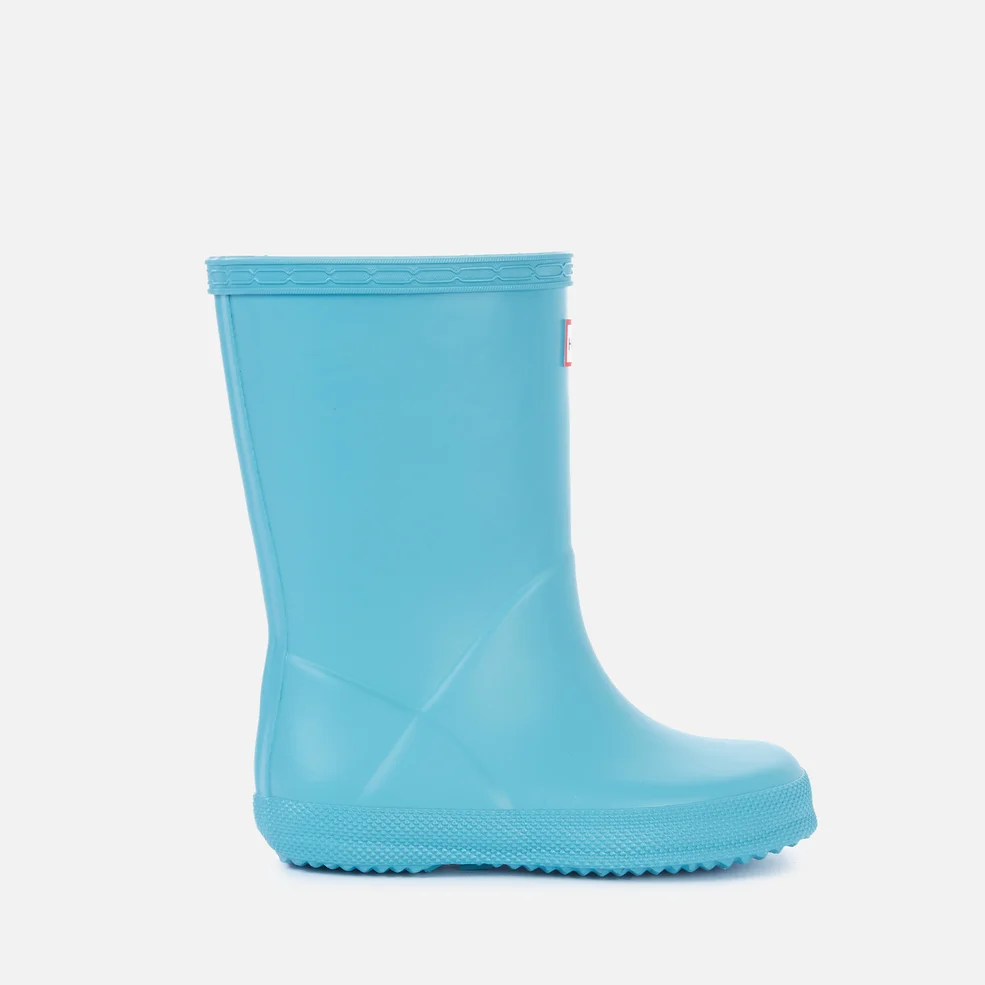 Hunter Kids' First Classic Wellington Boots - Blue Spruce Image 1