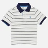 Joules Boys' Filbert Stripe Polo Shirt - White Stripe - Image 1