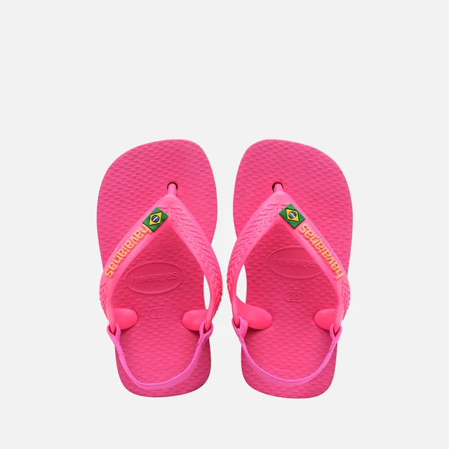 Havaianas Toddlers' Brasil Logo II Flip Flops - Pink Flux