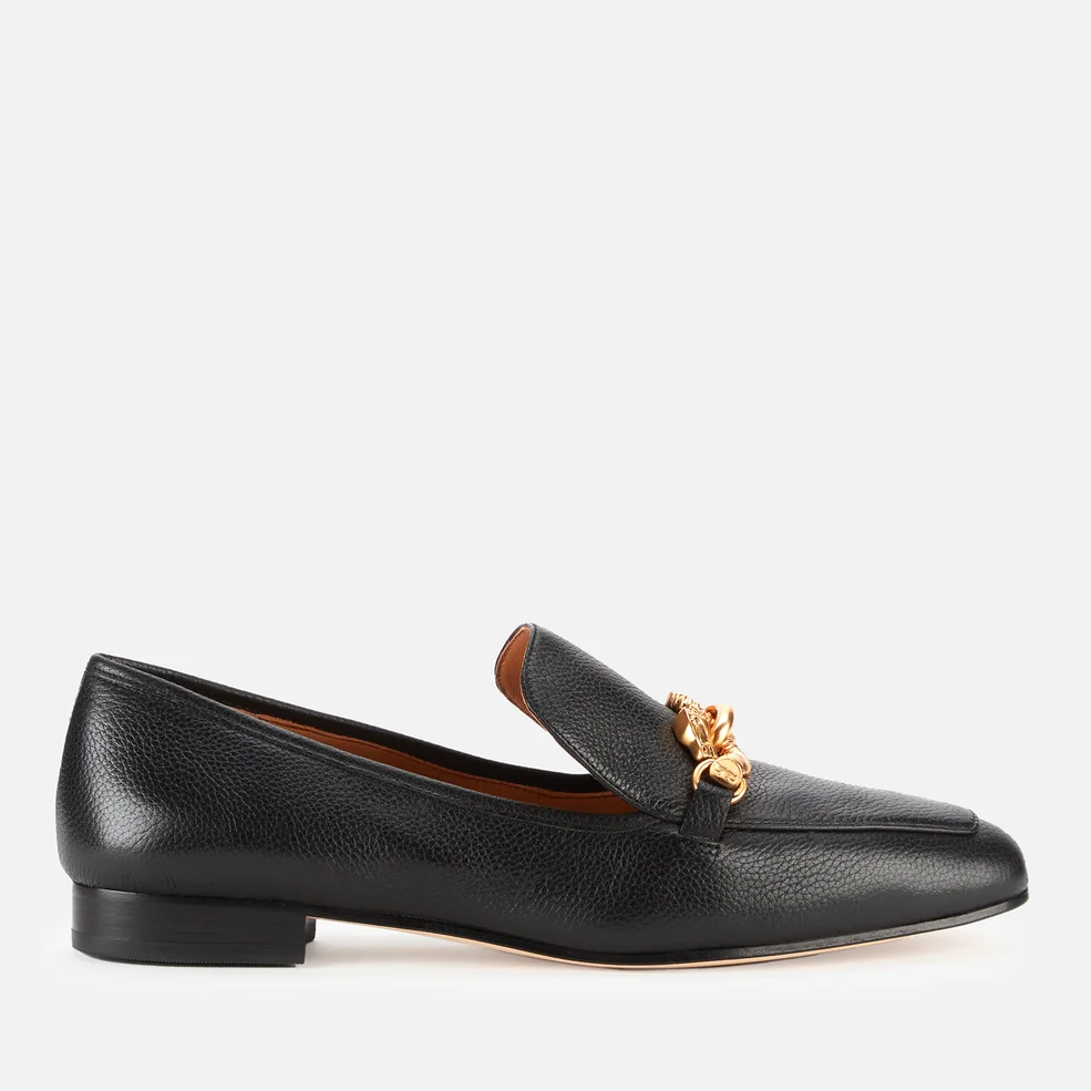 Tory Burch Women's Jessa Leather Loafers - Perfect Black Image 1