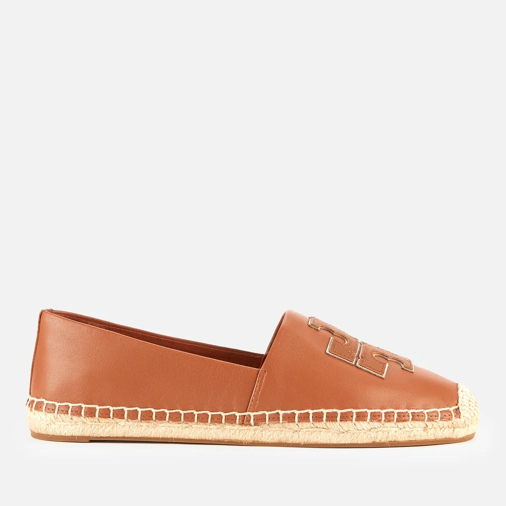 Tory Burch Women's Ines Leather Espadrilles - Tan/Spark Gold Image 1