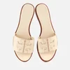 Tory Burch Women's Ines Leather Slide Sandals - New Cream/Gold - Image 1