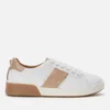 Dune Women's Eden Leather Low Top Trainers - White - Image 1