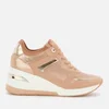 Dune Women's Eilas Running Style Trainers - Camel/Leather - Image 1