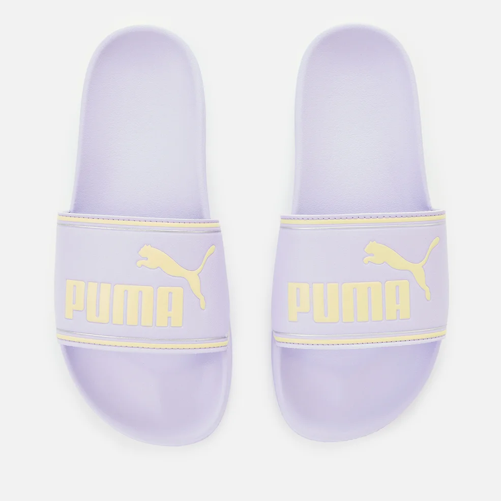 Puma Women's Leadcat Slide Sandals - Light Lavender/Yellow Pear Image 1