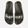 Superdry Women's Holo Infil Pool Slide Sandals - Black - Image 1