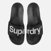 Superdry Men's Classic Scuba Slide Sandals - Black/Optic - Image 1