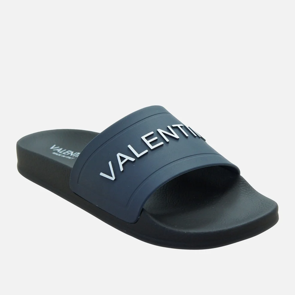 Valentino Men's Slide Sandals - Blue Image 1