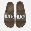 HUGO Men's Match Slide Sandals - Green - Image 1