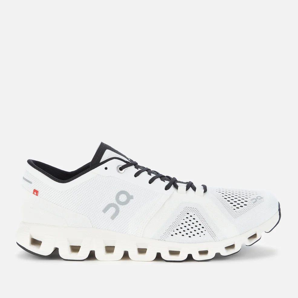 ON Men's Cloud X Running Trainers - White/Black Image 1