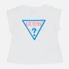 Guess Girls' Midi Short Sleeved T-Shirt - True White A000 - Image 1