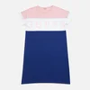 Guess Girls' 3/4 Sleeve Logo Dress - Pink/White Multi - Image 1