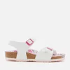 Birkenstock Rio Kids' Sandals - Patent White/Unicorn - Image 1