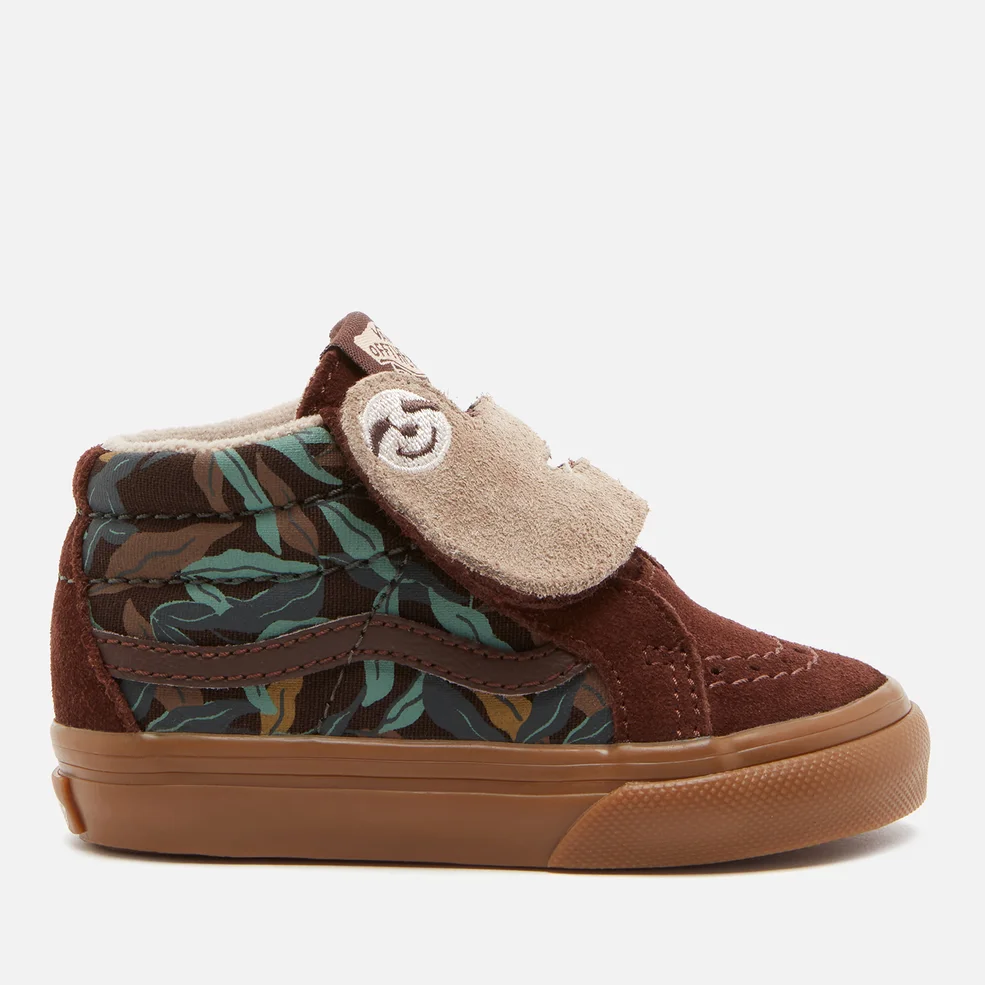 Vans Toddlers' Sk8-Mid Sloth Trainers - Potting Soil Image 1