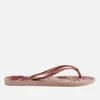 Havaianas Women's Slim Organic Flip Flops - Ballet Rose/Pink Retro Metallic - Image 1