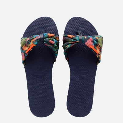 Havaianas Women's Saint Tropez Slide Sandals - Navy Blue