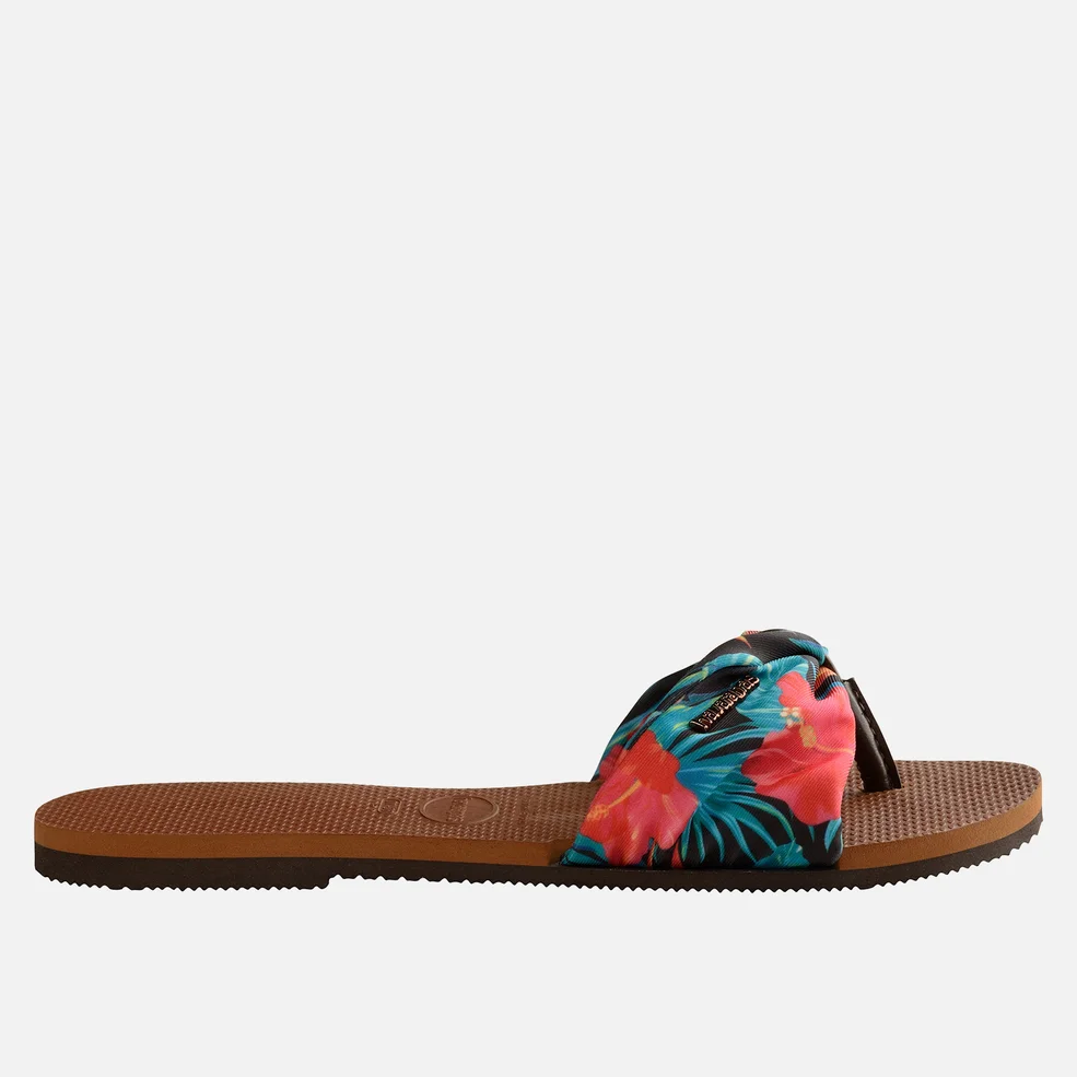 Havaianas Women's Saint Tropez Slide Sandals - Rust Image 1