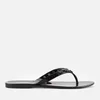 Tory Burch Women's Studded Jelly Flip Flops - Perfect Black - Image 1