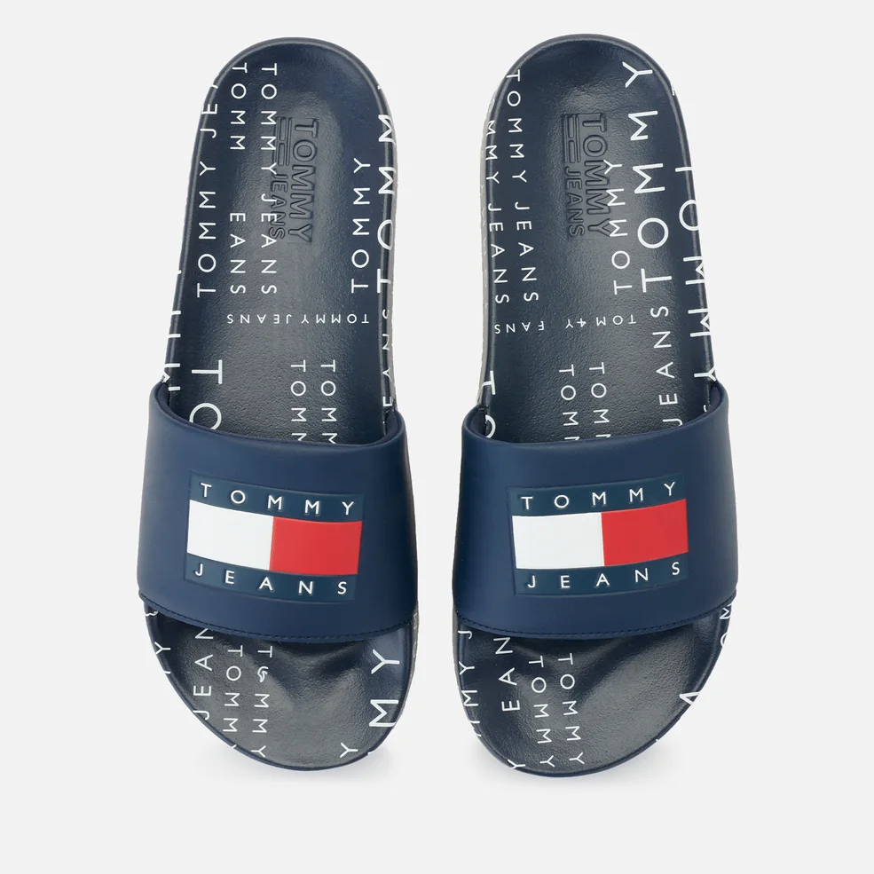 Tommy Jeans Men's Heritage Pool Slide Sandals - Twilight Navy Image 1