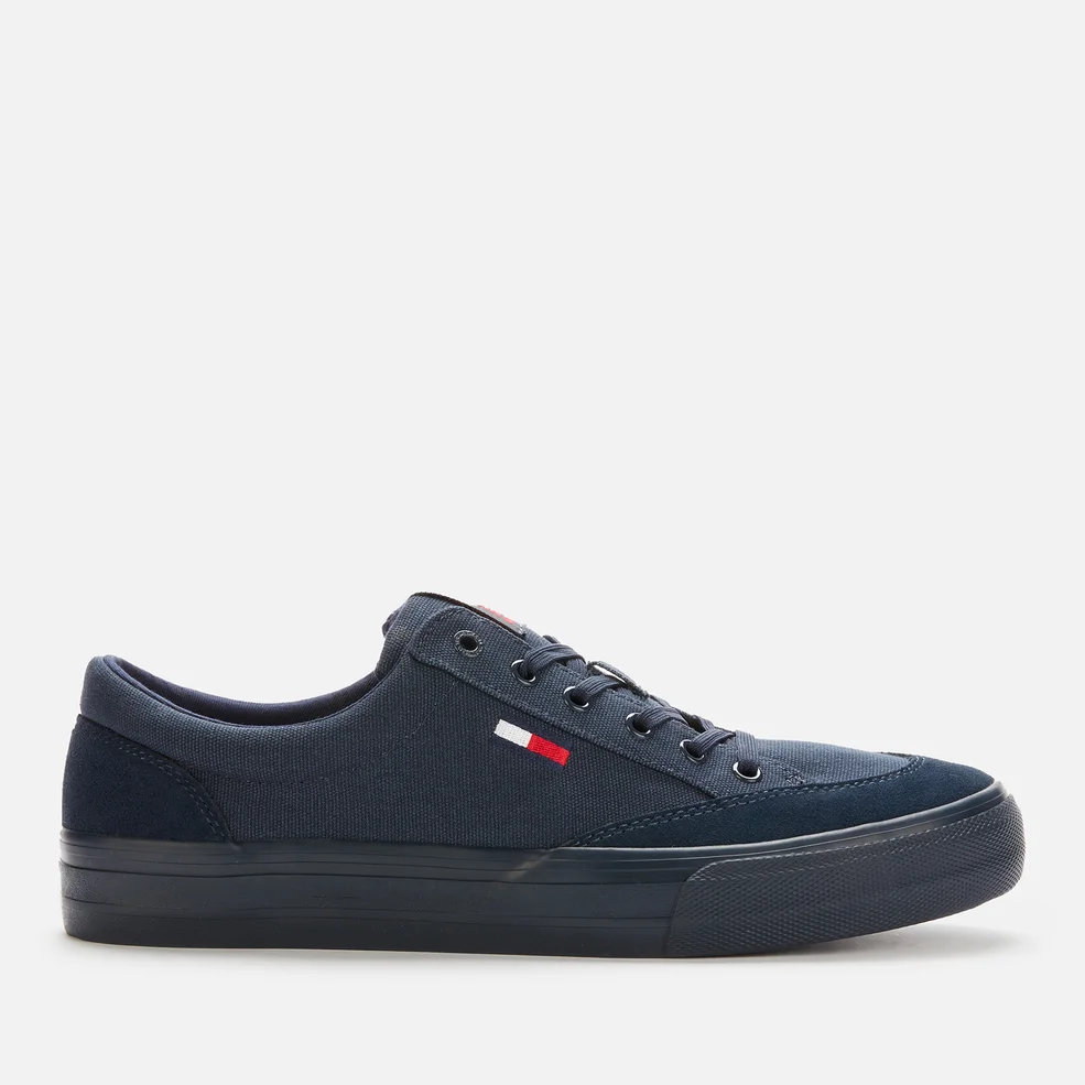 Tommy Jeans Men's Skate Vulcanised Trainers - Twilight Navy Image 1