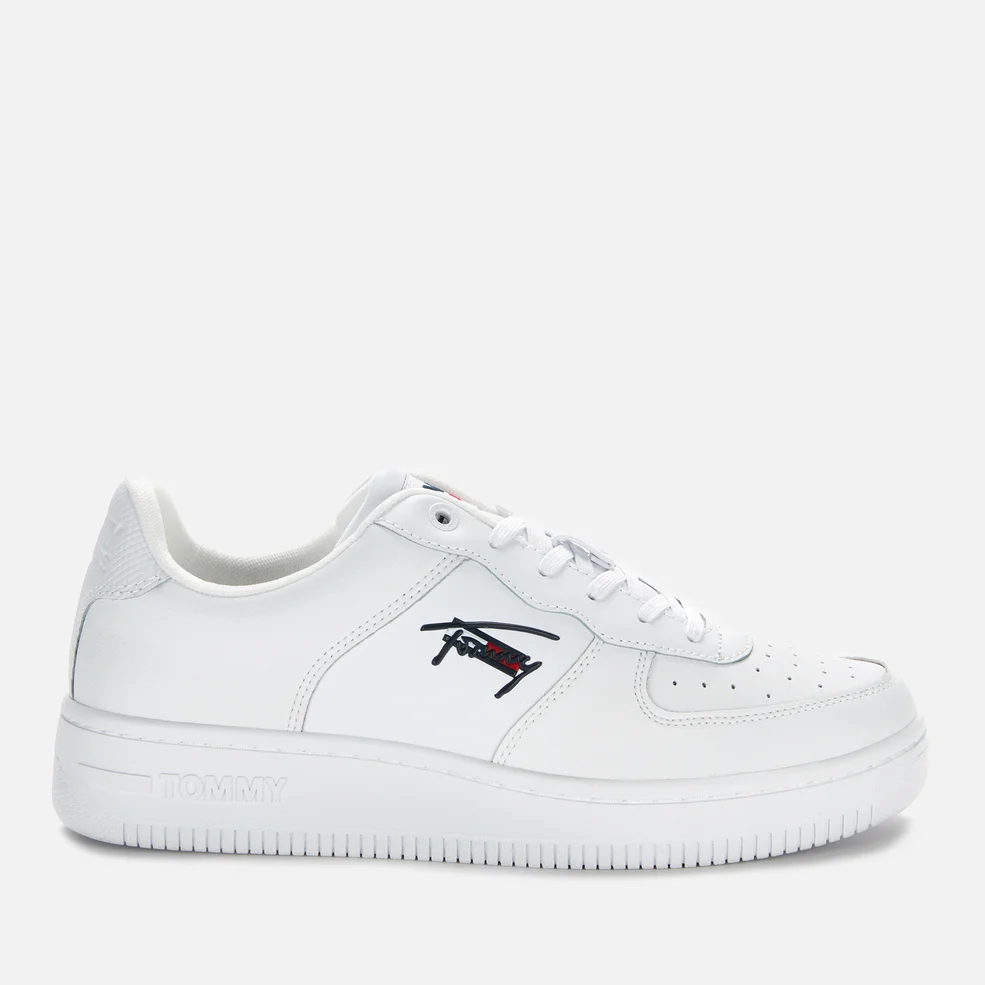 Tommy Jeans Men's Basket Cupsole Trainers - White Image 1