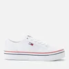 Tommy Jeans Women's Vulcanised Flatform Trainers - White - Image 1