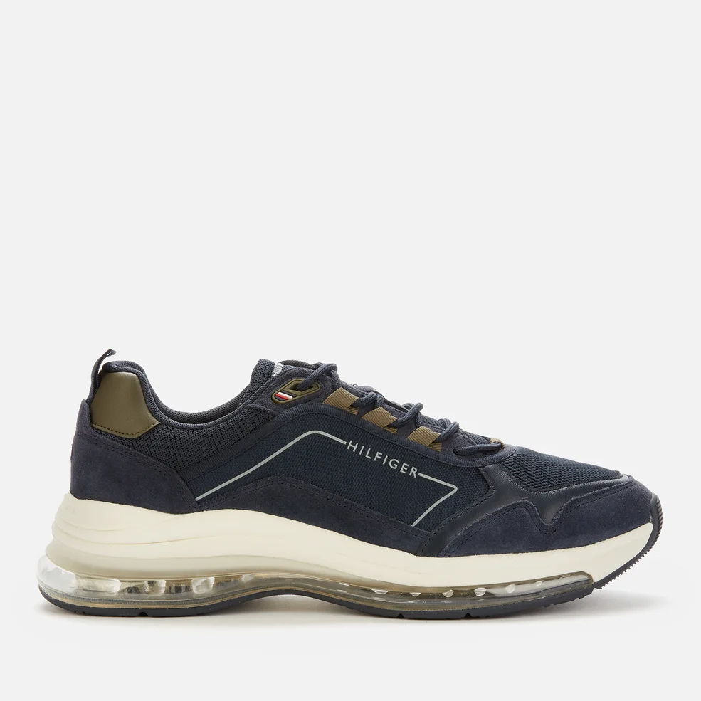Tommy Hilfiger Men's Air Runner Leather Mix Trainers - Desert Sky Image 1