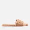 Coach Women's Olivea Quilted Leather Slide Sandals - Beechwood - Image 1
