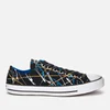 Converse Men's Chuck Taylor All Star Archive Paint Splatter Print Ox Trainers - Black - Image 1