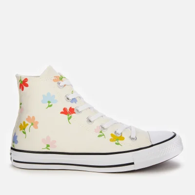 Converse Women's Chuck Taylor All Star Garden Party Print Hi-Top Trainers - White