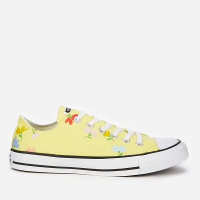 Converse Women's Chuck Taylor All Star Garden Party Print Ox Trainers - Yellow