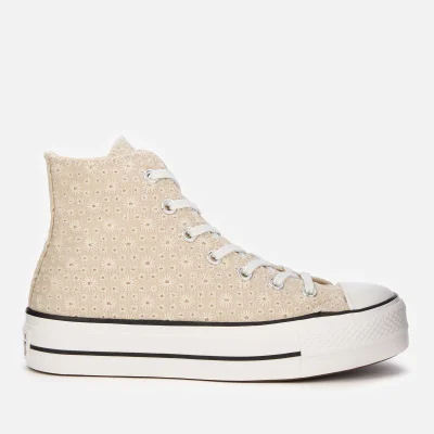 Converse Women's Chuck Taylor All Star Lift Hi-Top Trainers - Farro/Natural Ivory/Vintage White