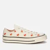 Converse Women's Chuck 70 Embroidered Garden Party Ox Trainers - Egret/Bright Poppy/Black - Image 1