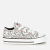 Converse Toddlers' Keith Haring Chuck Taylor All Star Ox Trainers - White/Black/Red - Image 1