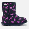 EMU Australia Kids' Rainbow Unicorn Brumby Waterproof Boots - Deep Pink & Midnight - Image 1