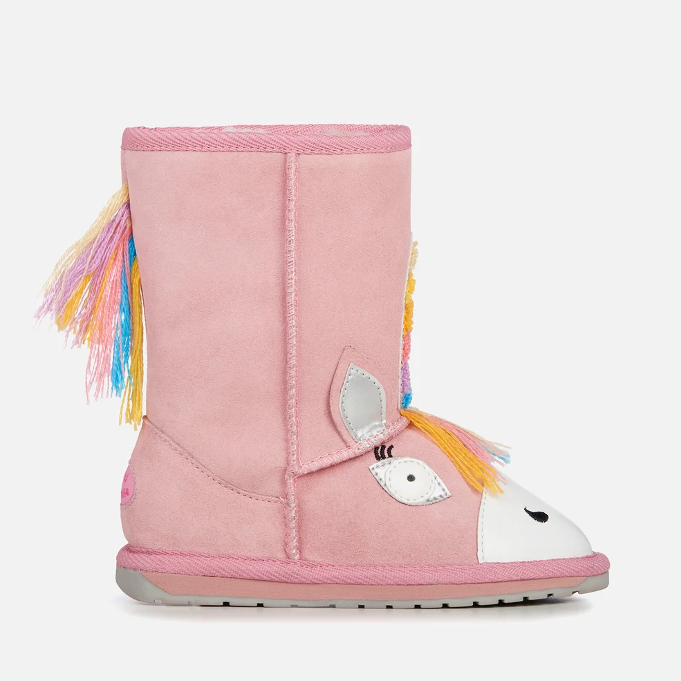 EMU Australia Toddlers' Magical Unicorn Sheepskin Boots - Pale Pink Image 1