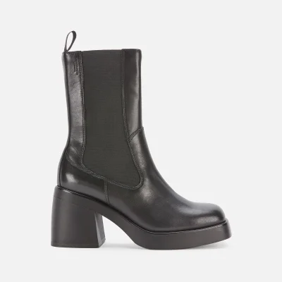 Vagabond Women's Brooke Leather Heeled Chelsea Boots - Black