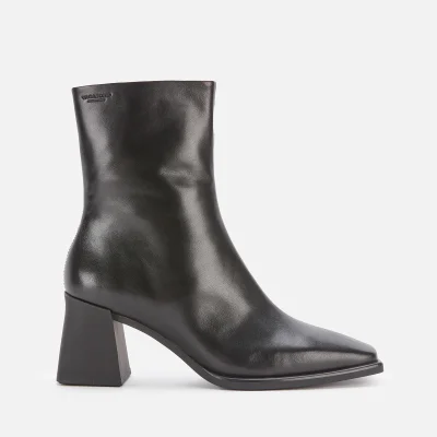 Vagabond Women's Hedda Leather Heeled Boots - Black - UK 3