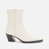 Vagabond Women's Alina Leather Heeled Boots - Off White - Image 1