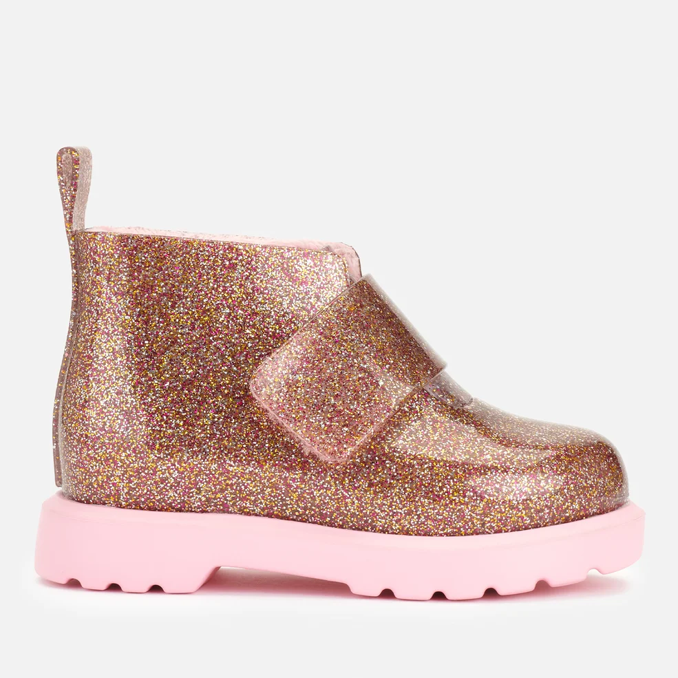 Mini Melissa Toddler's Mini Chelsea Boots - Pink Multi Glitter Image 1