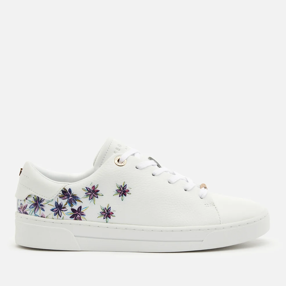 Ted Baker Women's Keilie Leather Cupsole Trainers - White Image 1