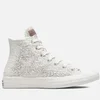 Converse Women's Chuck Taylor All Star Wabi Sabi Hi-Top Trainers - Vintage White/Silver - Image 1