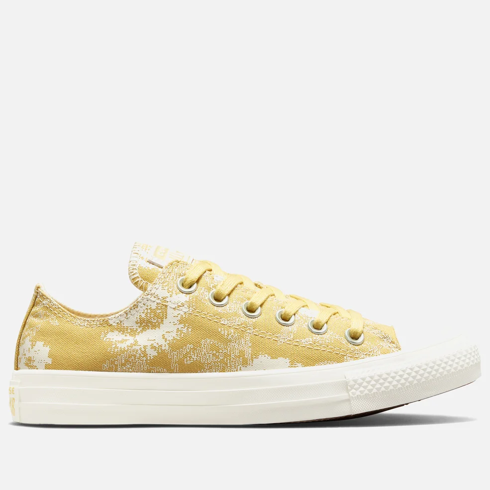 Converse Women's Chuck Taylor All Star Hybrid Floral Ox Trainers - Saturn Gold/Egret/Saturn Gold Image 1