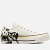 Converse Women's Chuck Taylor All Star Hybrid Floral Lift Ox Trainers - Egret/Saturn Gold/Black - Image 1