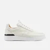 Duke + Dexter Men's Ritchie Leather Cupsole Trainers - White - Image 1