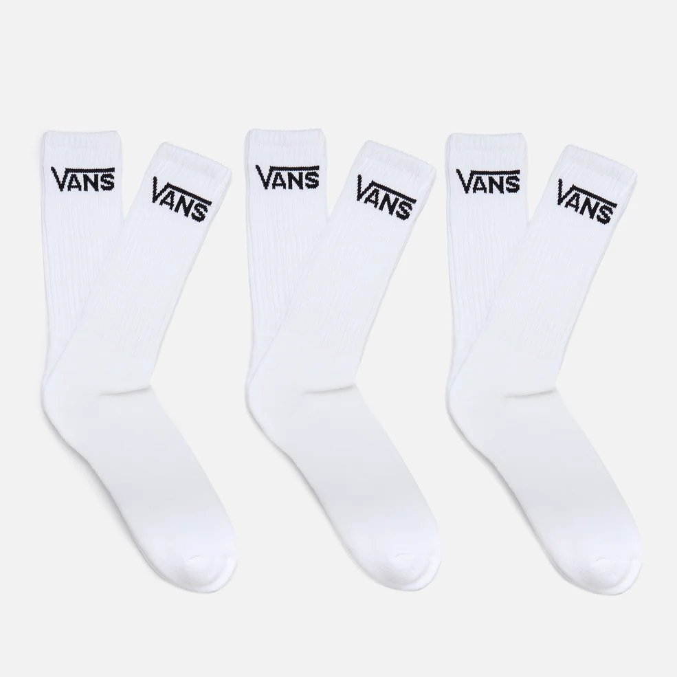 Vans Men's Classic Crew Socks - White Image 1