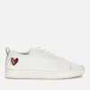 Paul Smith Women's Lee Leather Cupsole Trainers - White Heart - Image 1
