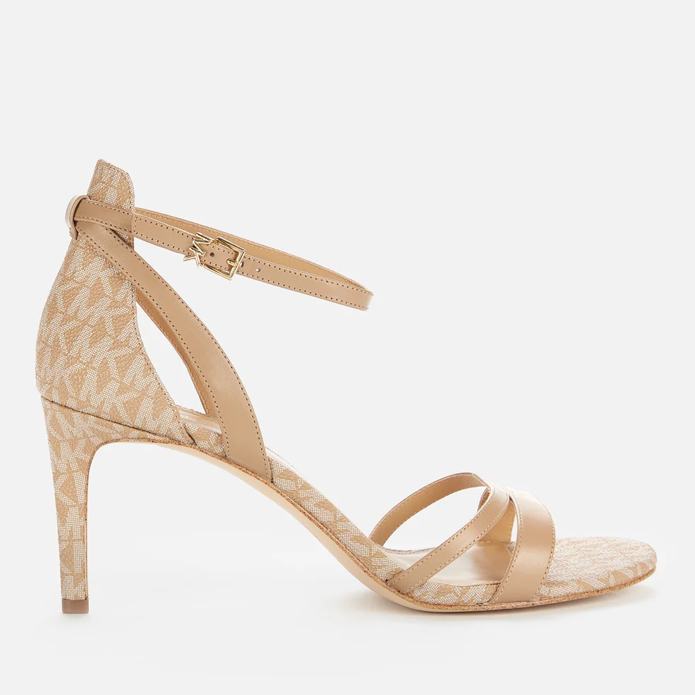 MICHAEL Michael Kors Women's Kimberley Barely There Heeled Sandals - Camel Image 1