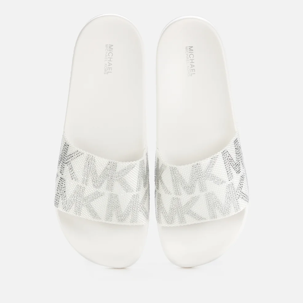 MICHAEL Michael Kors Women's Gilmore Slide Sandals - Optic White Image 1